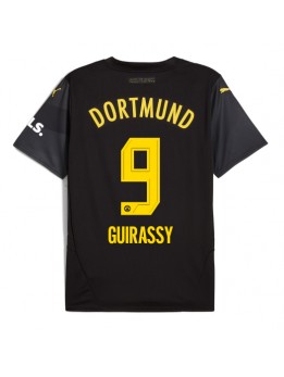 Borussia Dortmund Serhou Guirassy #9 Auswärtstrikot 2024-25 Kurzarm